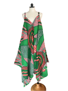 African Print Palazzo Romper