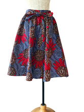 African Print Midi Skirt
