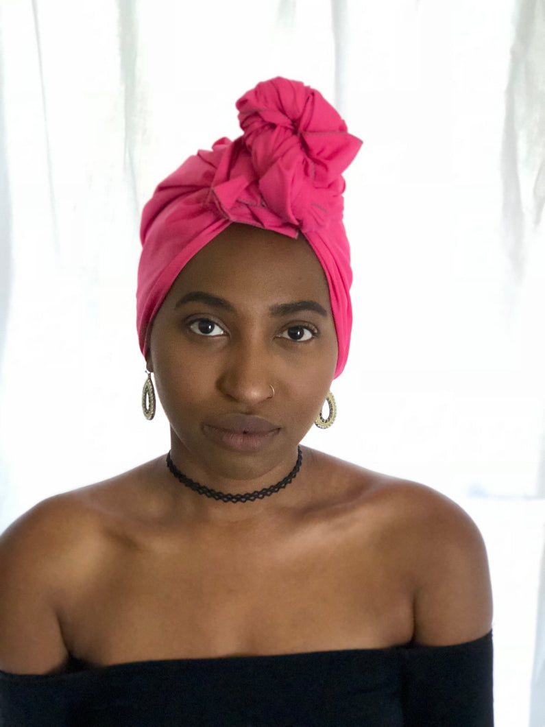 Pink Head Wrap